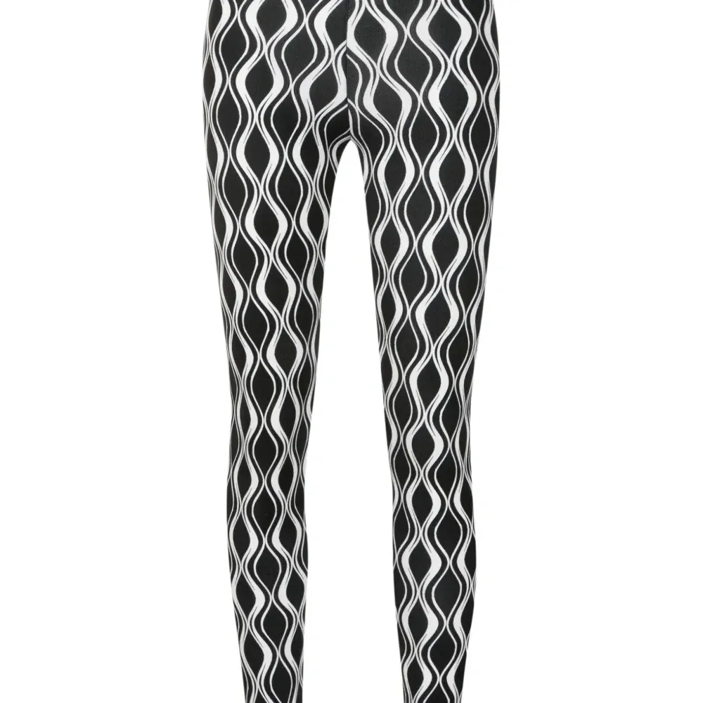 Легинсы с завышенной талией и принтом