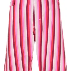 Полосатые шорты-бермуды средней посадки