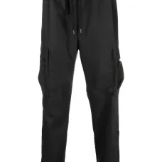 Зауженные брюки карго с кулиской