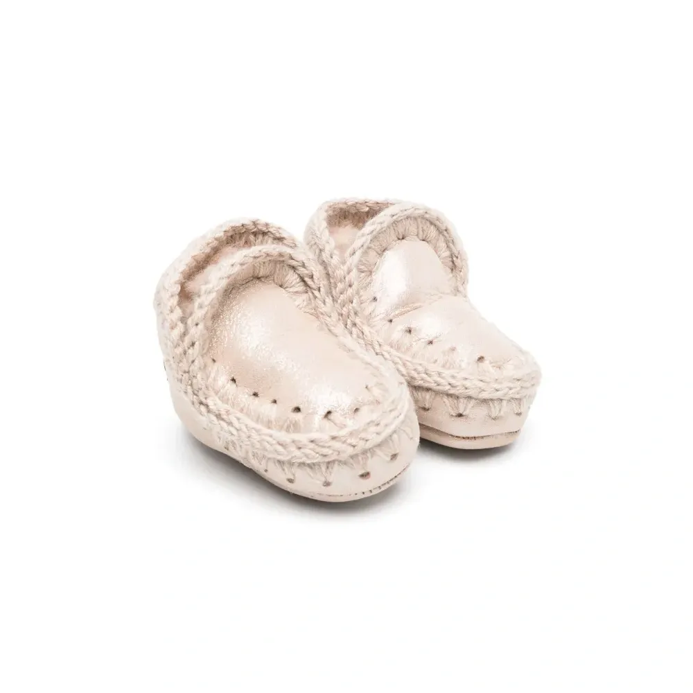 Ботинки Eskimo с отделкой в технике кроше Ботинки Eskimo с отделкой в технике кроше