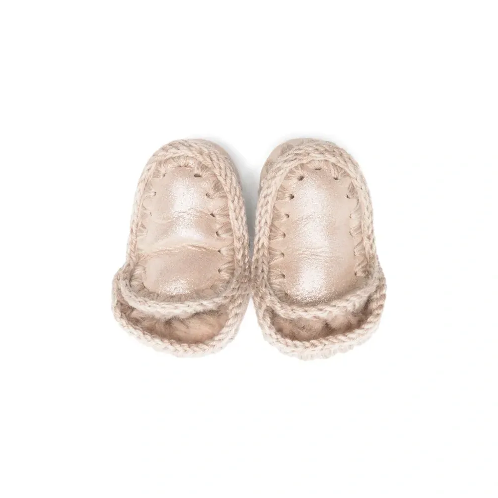 Ботинки Eskimo с отделкой в технике кроше Ботинки Eskimo с отделкой в технике кроше