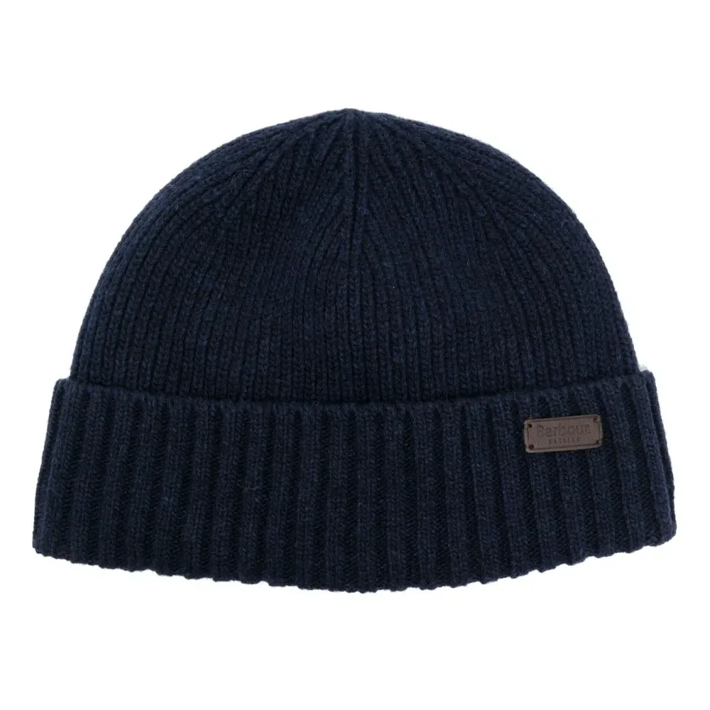 Шапка бини в рубчик с нашивкой-логотипом Шапка бини в рубчик с нашивкой-логотипом