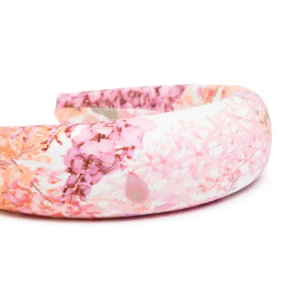 Ободок Hydrangea с цветочным принтом