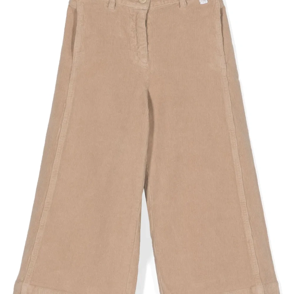 Вельветовые брюки широкого кроя