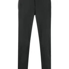 Зауженные брюки с потайной застежкой