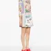 Graphic-print flared minidress Graphic-print flared minidress