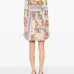 Graphic-print flared minidress Graphic-print flared minidress
