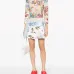 Graphic-print flared minidress Graphic-print flared minidress