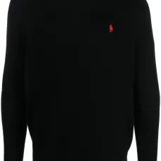 Джемпер с вышитым логотипом