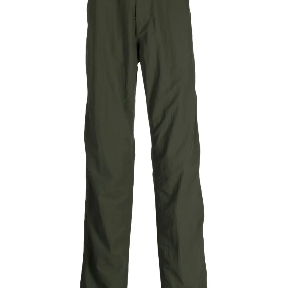 Прямые брюки с эластичным поясом