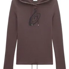 Сетчатое худи с логотипом