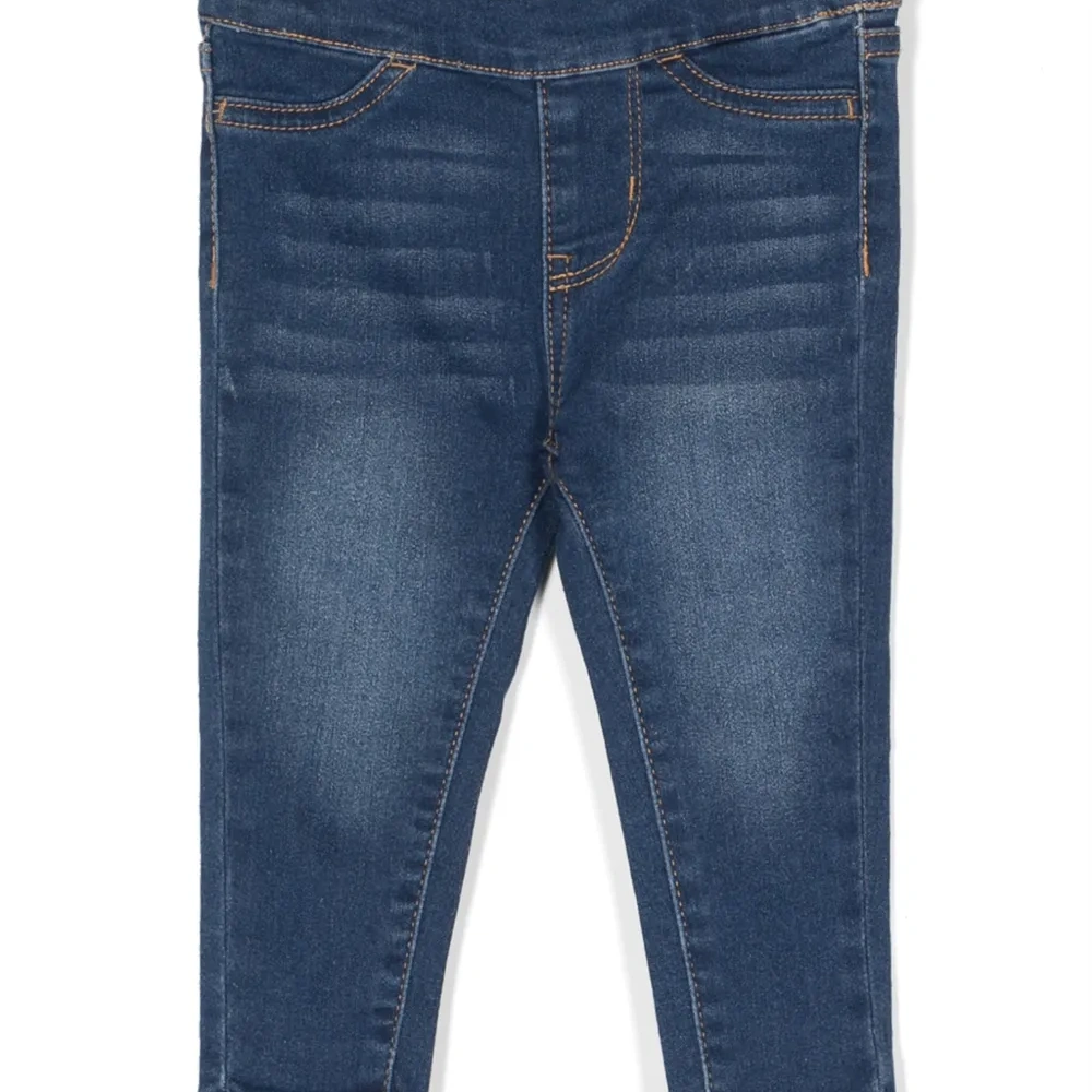 Джинсы с эластичным поясом