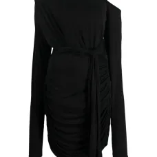 Мини-платье Asimi с асимметричным вырезом Мини-платье Asimi с асимметричным вырезом