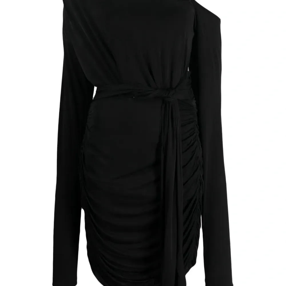 Мини-платье Asimi с асимметричным вырезом