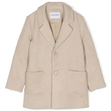 Однобортное пальто с карманами Однобортное пальто с карманами