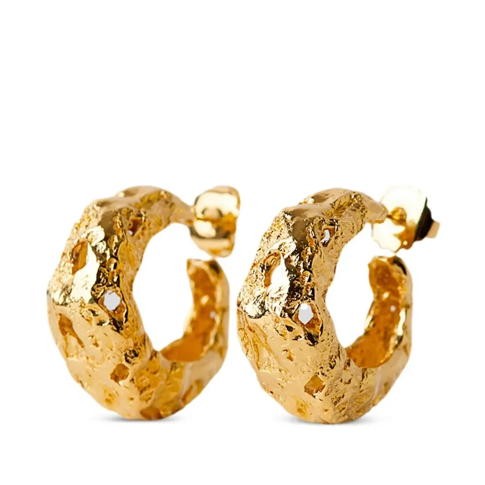 Серьги-кольца Galia с вырезами