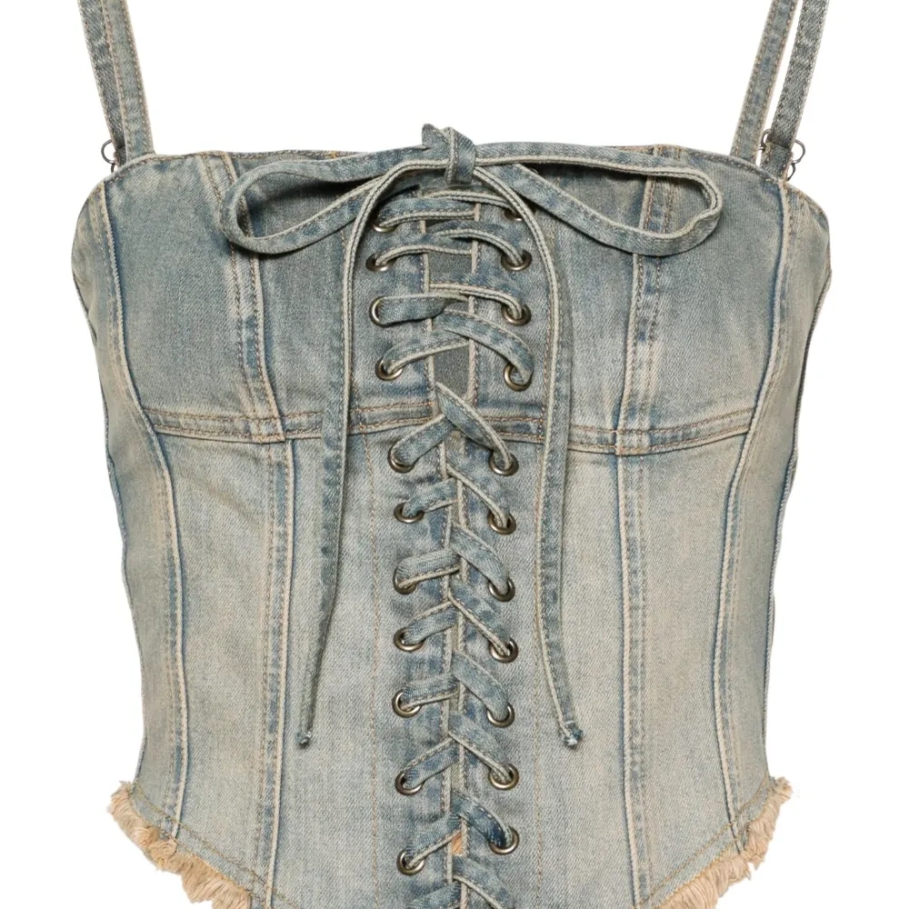 Джинсовый топ-корсет Lara