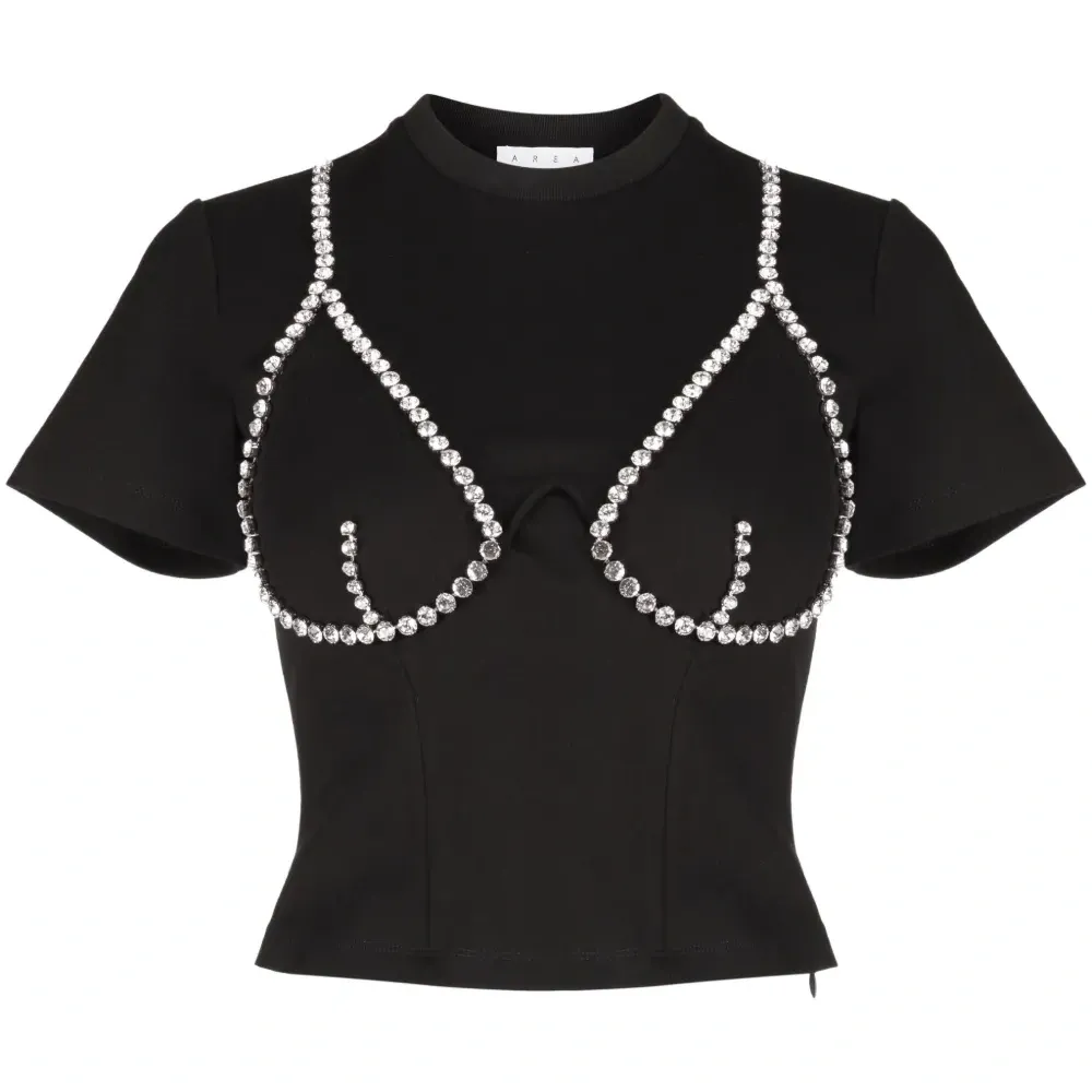 Футболка с кристаллами