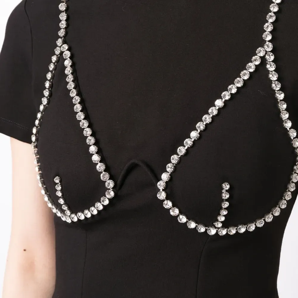 Футболка с кристаллами