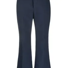 Укороченные брюки широкого кроя