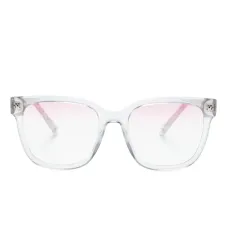 Солнцезащитные очки в квадратной оправе с блестками