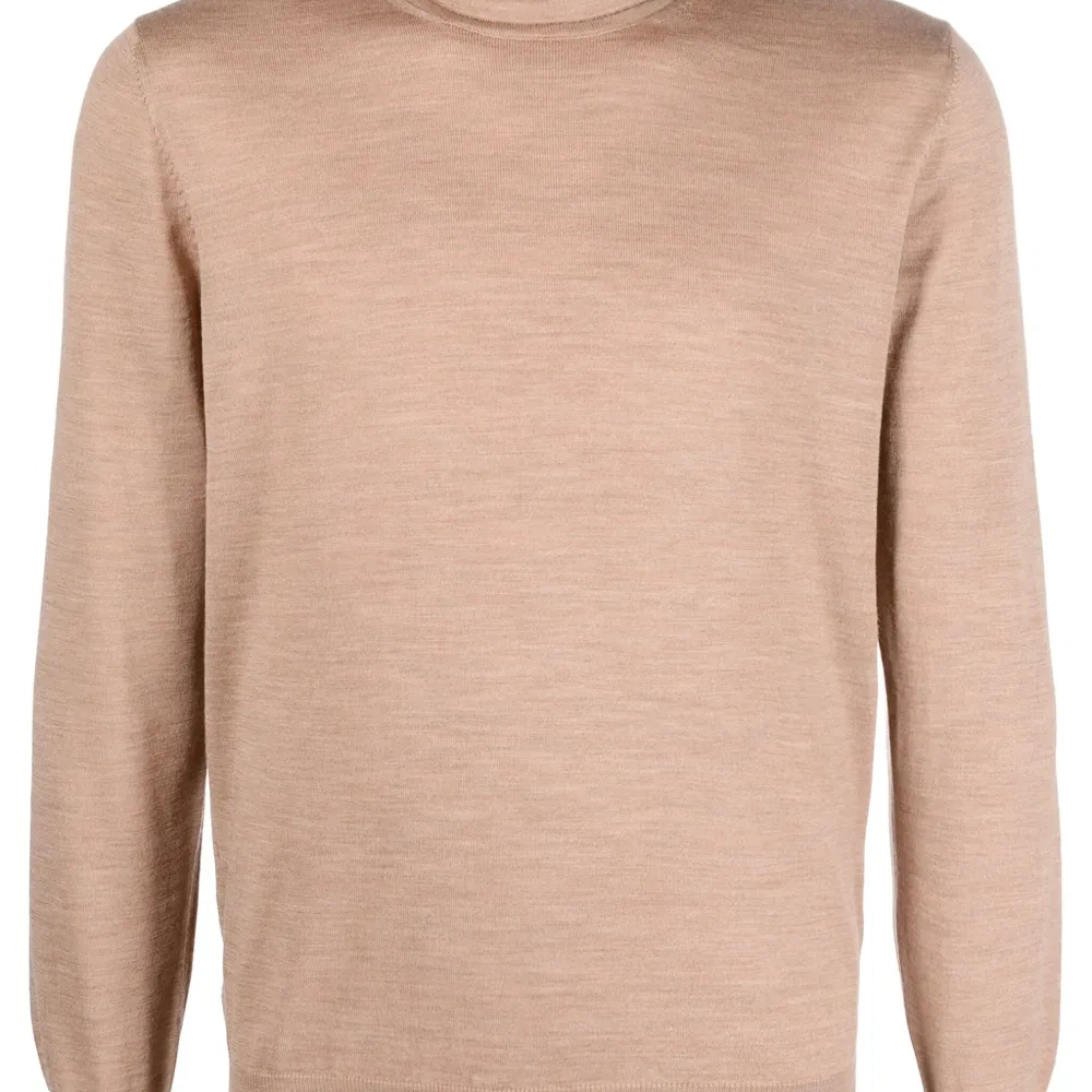 шерстяной джемпер с высоким воротником