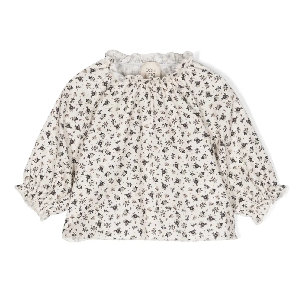 Блузка Eucelade с цветочным принтом