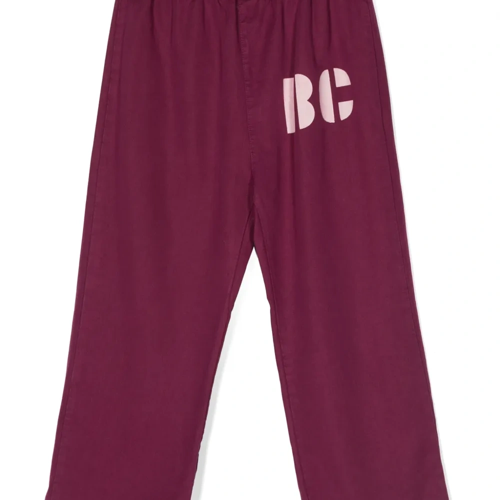 Прямые брюки с логотипом