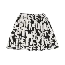 Расклешенная юбка с логотипом