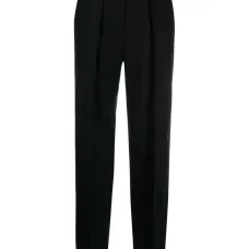 Брюки строгого кроя с поясом