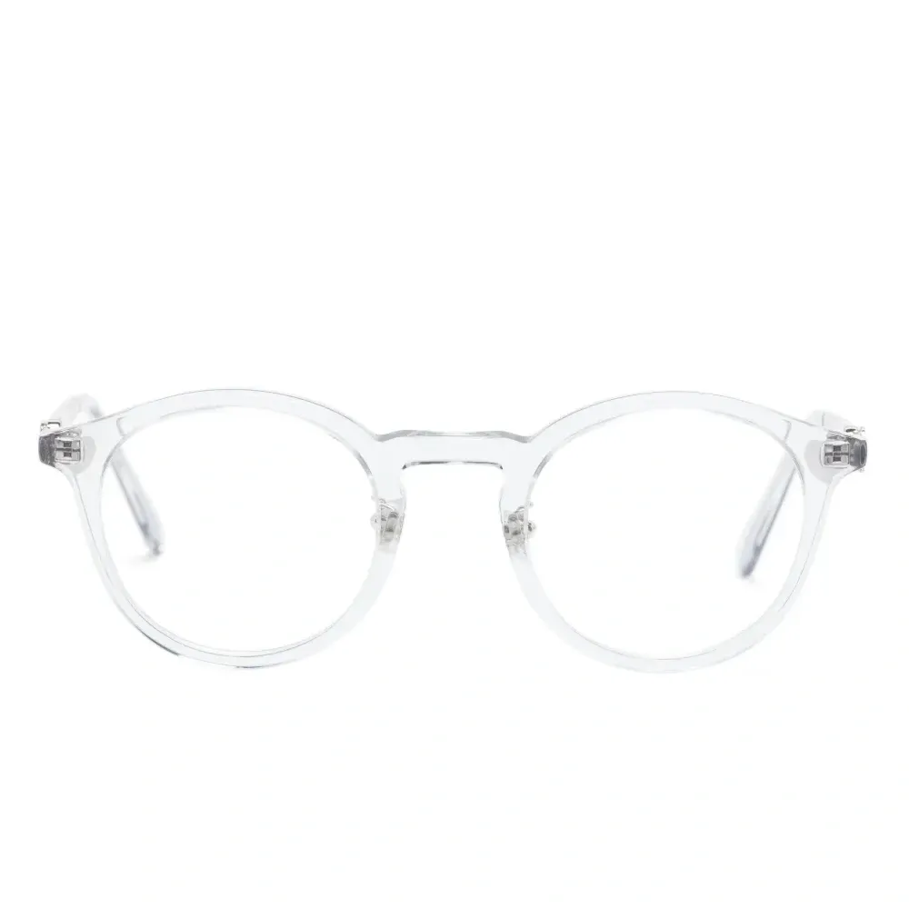Очки в круглой оправе с логотипом