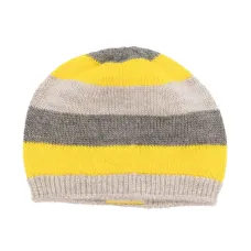 Шапка бини в полоску