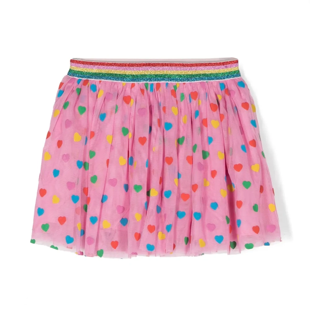 Пышная юбка с эластичным поясом и принтом