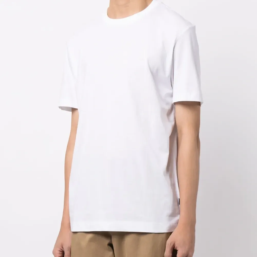 Хлопковая футболка с логотипом Хлопковая футболка с логотипом