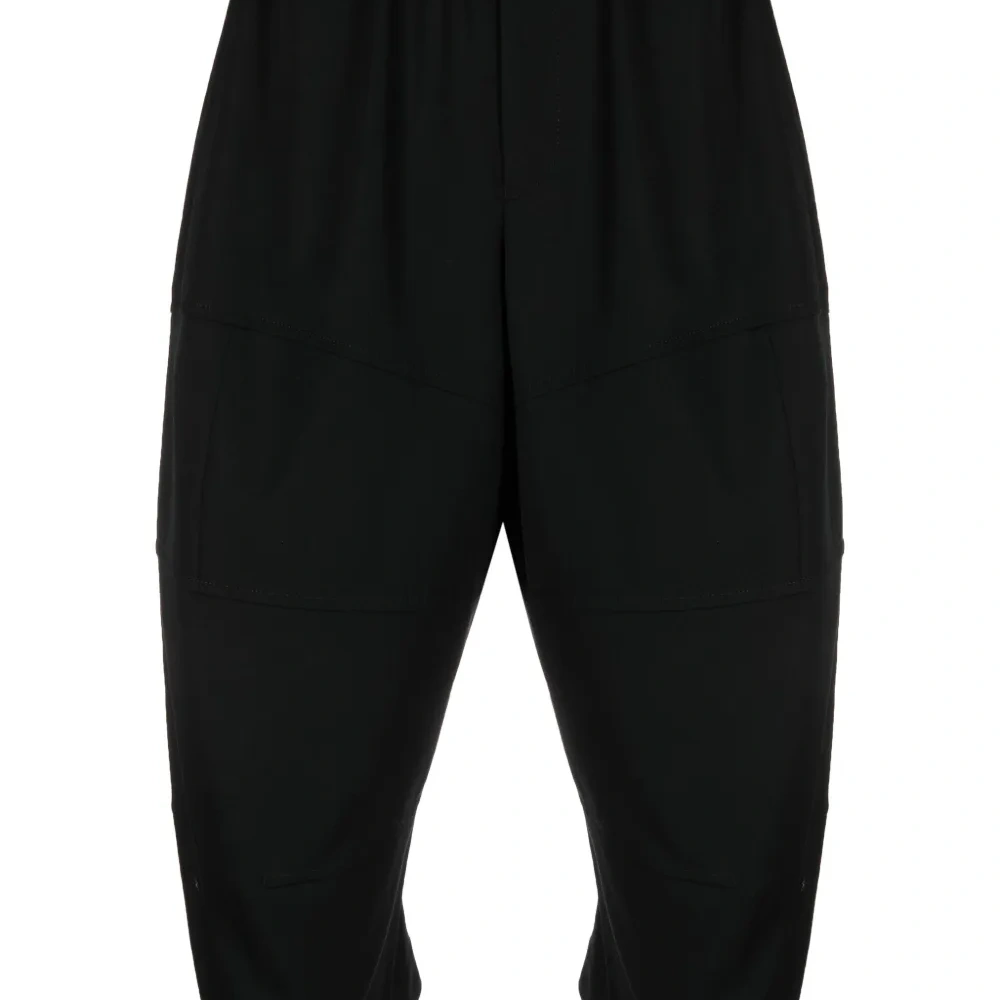 Зауженные укороченные брюки из шерсти Зауженные укороченные брюки из шерсти