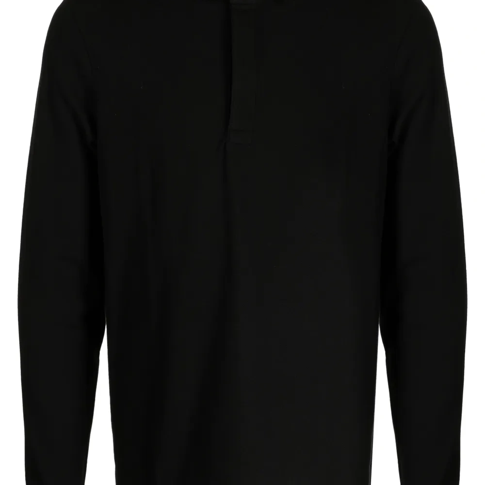 Рубашка поло с длинными рукавами и нашивкой-логотипом