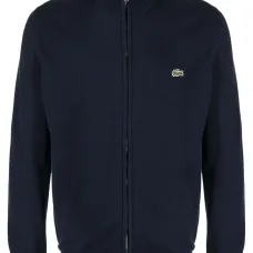 Толстовка на молнии с нашивкой-логотипом