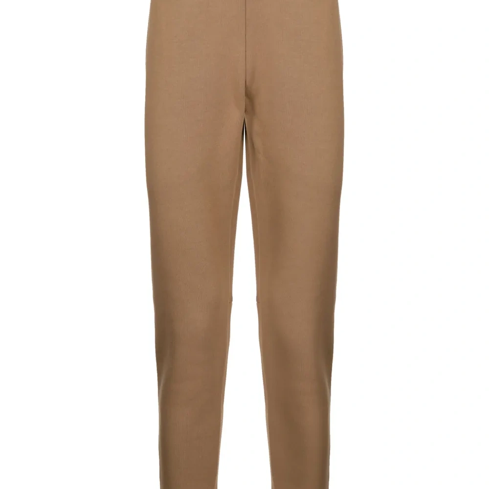 Logo-patch elasticated-waist track pants