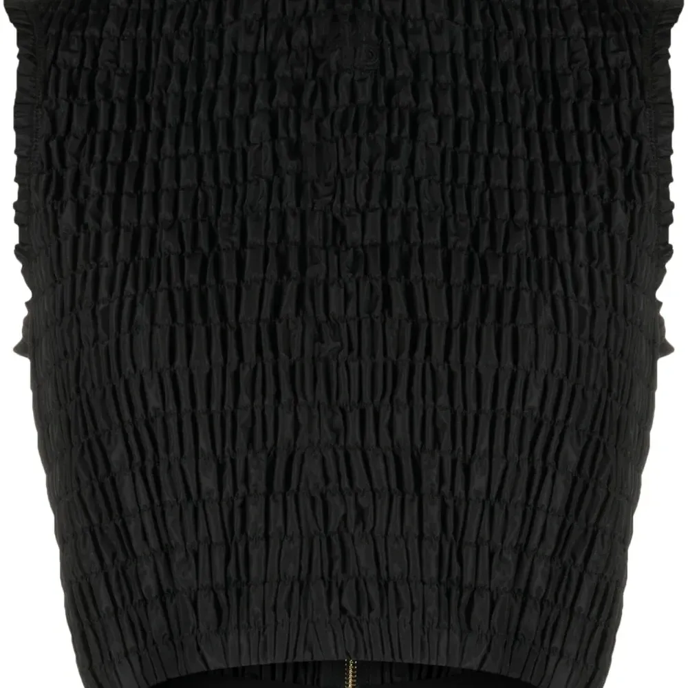 Укороченный топ со сборками