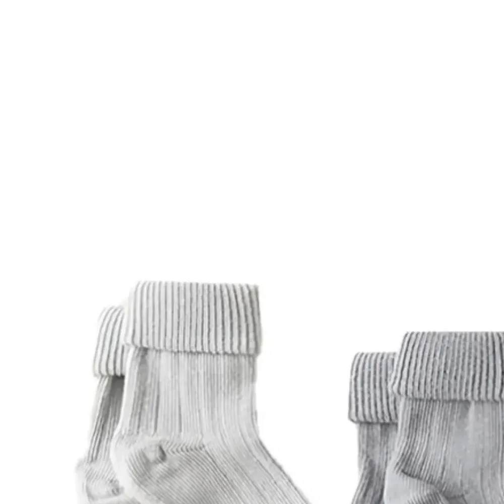 Рифленые носки с высоким воротом
