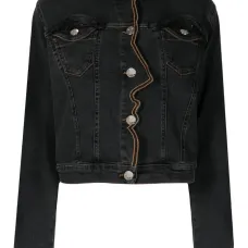 Джинсовая куртка с вышивкой