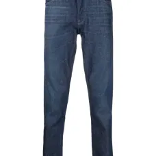 Прямые джинсы с вышитым логотипом