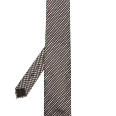 Шелковый галстук с жаккардовым узором