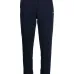 High-waist cotton track pant