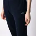 High-waist cotton track pant