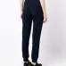 High-waist cotton track pant