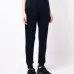 High-waist cotton track pant