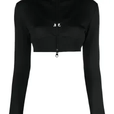 Куртка на молнии с вышитым логотипом