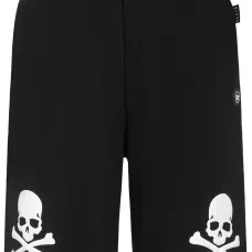 Шорты Skull&Bones с вышитым логотипом