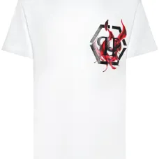 Футболка с принтом и логотипом Футболка с принтом и логотипом